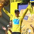 Kim Kirchen in the yellow jersey at the Tour de France 2008